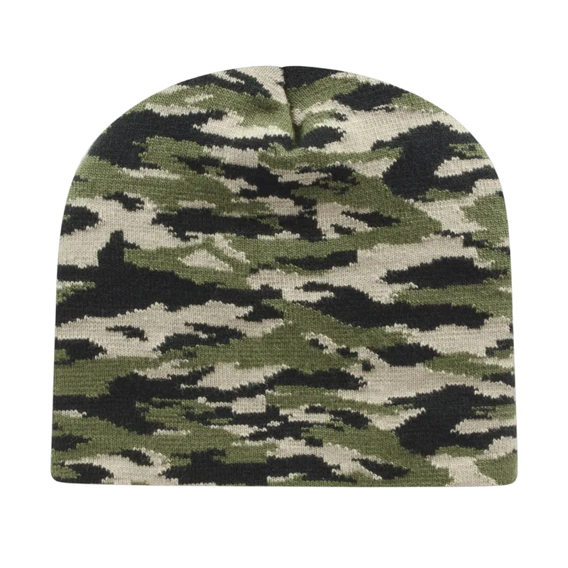 Vintage Tiger Camouflage Knit Beanie view 2
