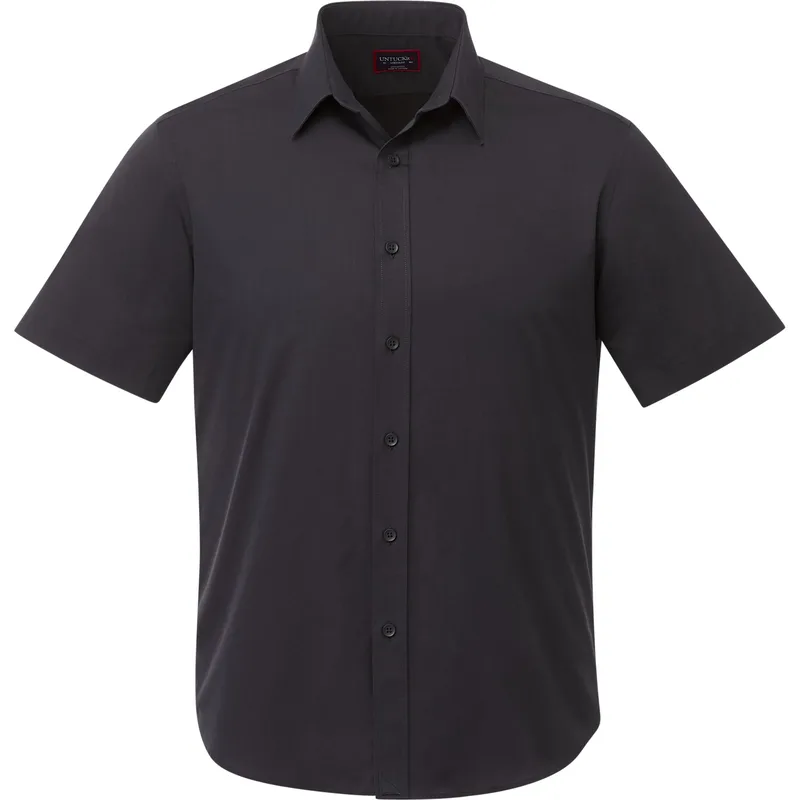 Men's UNTUCKit Classic Coufran Short Sleeve Button Up Shirt view 2