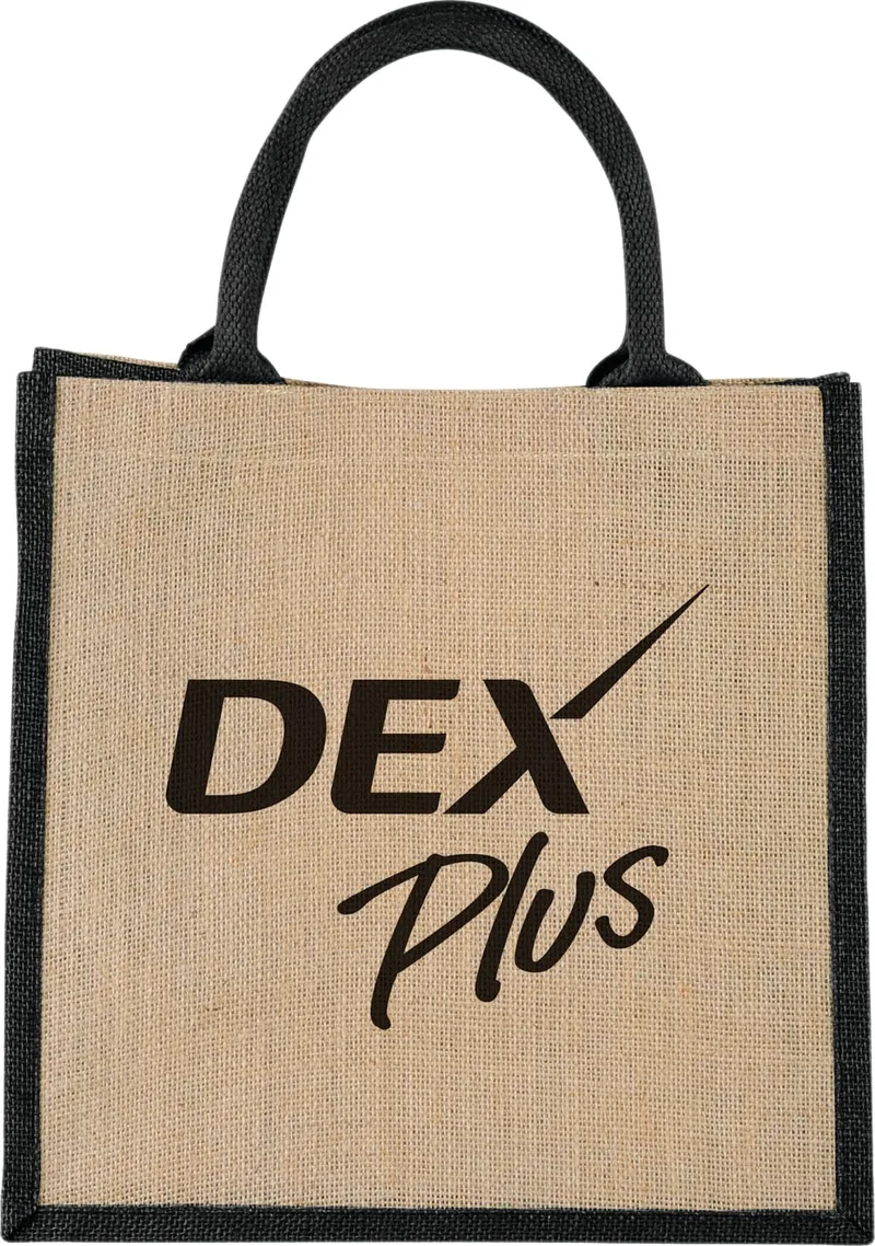 Medium Jute Gift Tote view 2