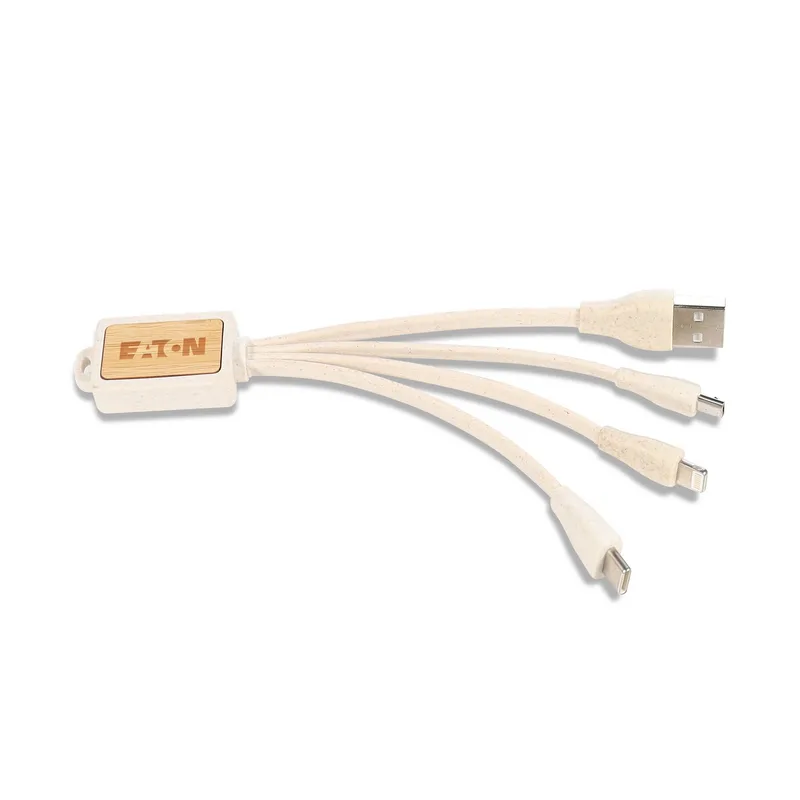 Bamboo Universal Charging Cable view 3