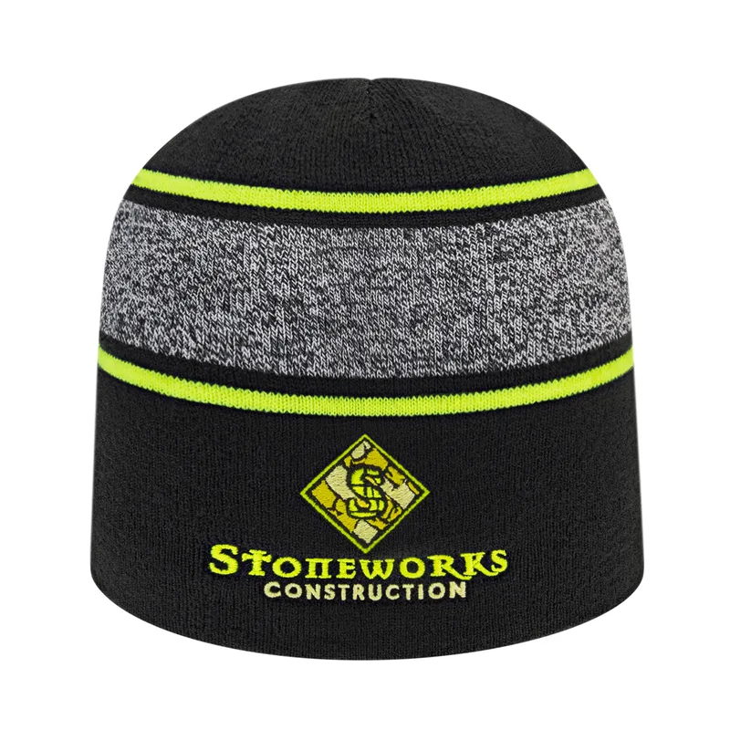 Variegated Striped Beanie