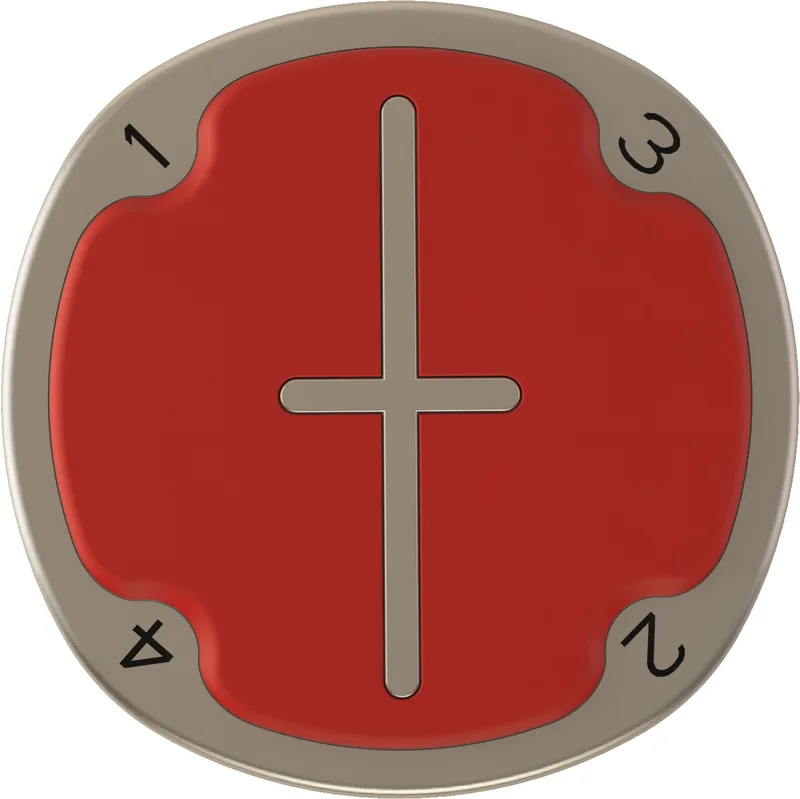 Red Blank Back View