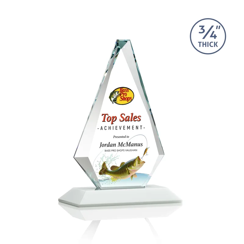 VividPrint™, Standard base, White, 6" x 8.75" x 3"