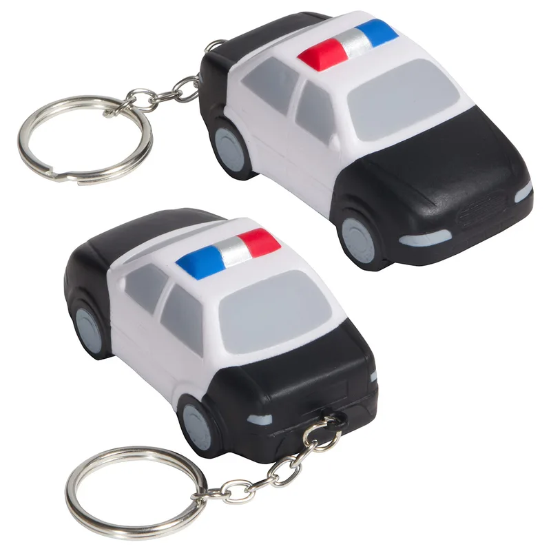 Police Car Stress Reliever Key Chain view 2