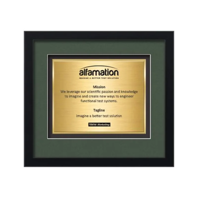 Framed Awards