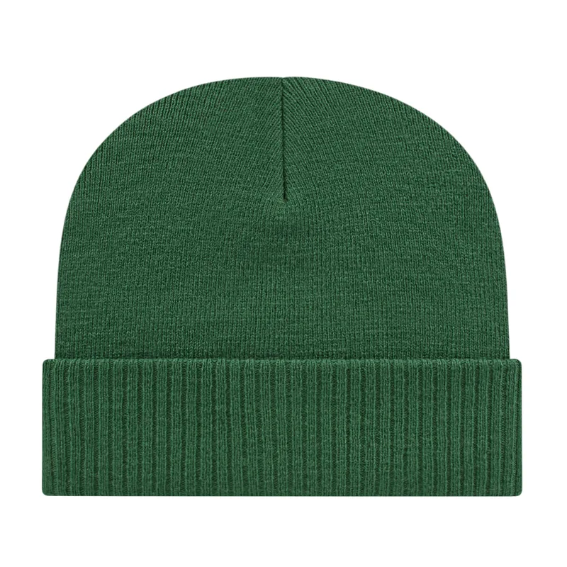 Knit Cap With Ribbed Cuff view 3