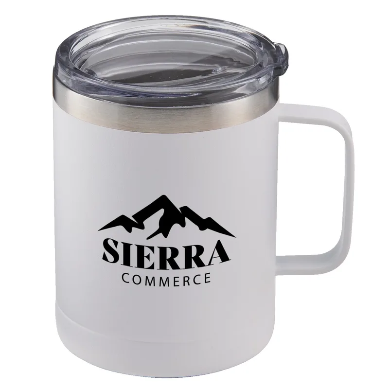 14 Oz. Powder Coated Stainless Steel Camping Mug view 4