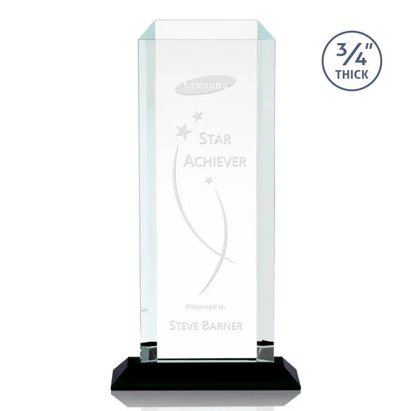 Deep Etch, Standard base, Black, 7" x 13.75" x 3"