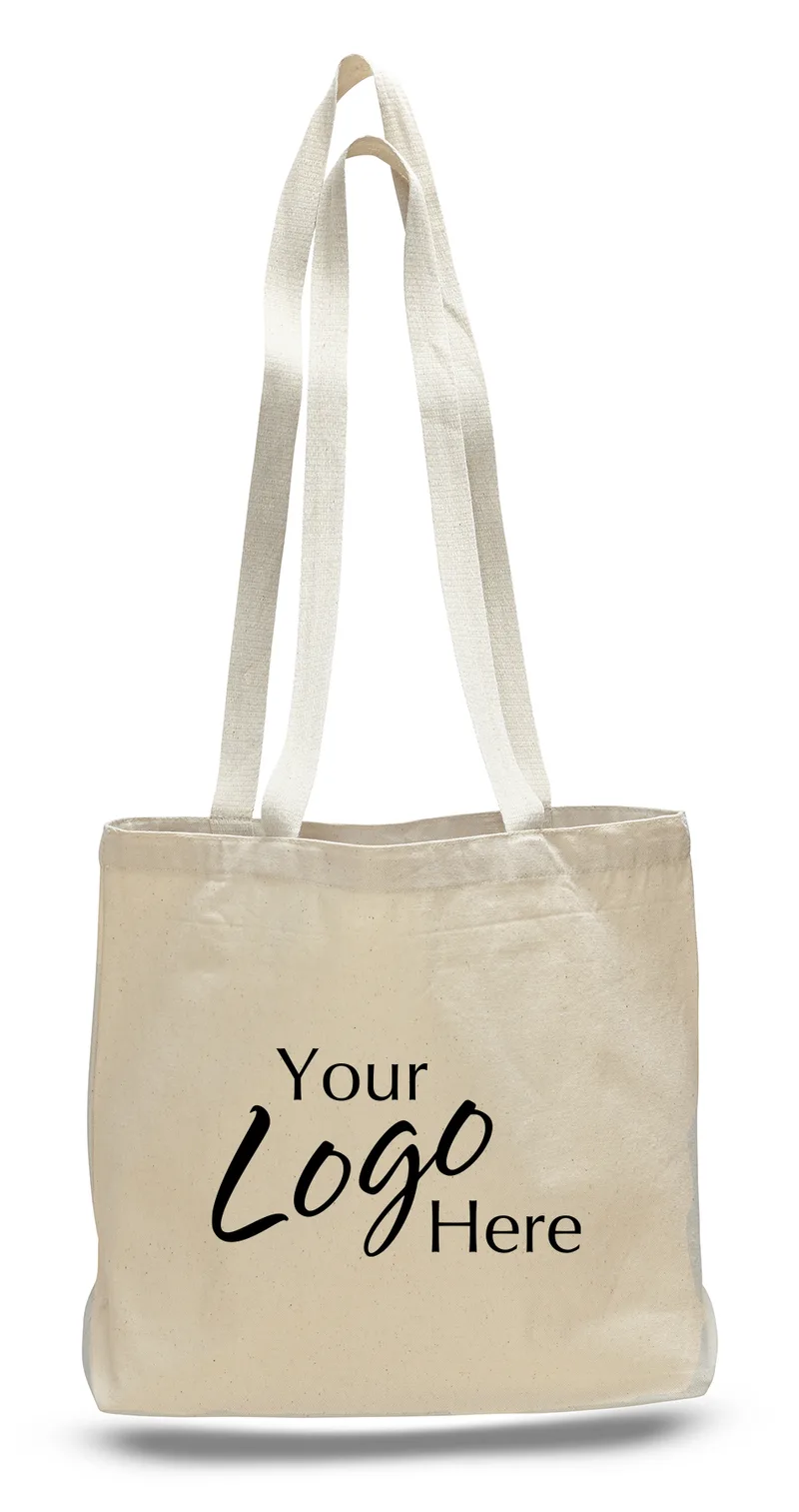 Large Canvas Messenger Bag w/4" Gusset (18"x14"x4") view 2