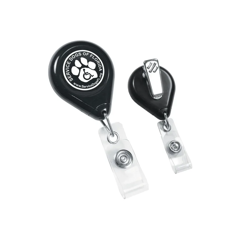 Tear Shape Retractable Badge Holder view 3