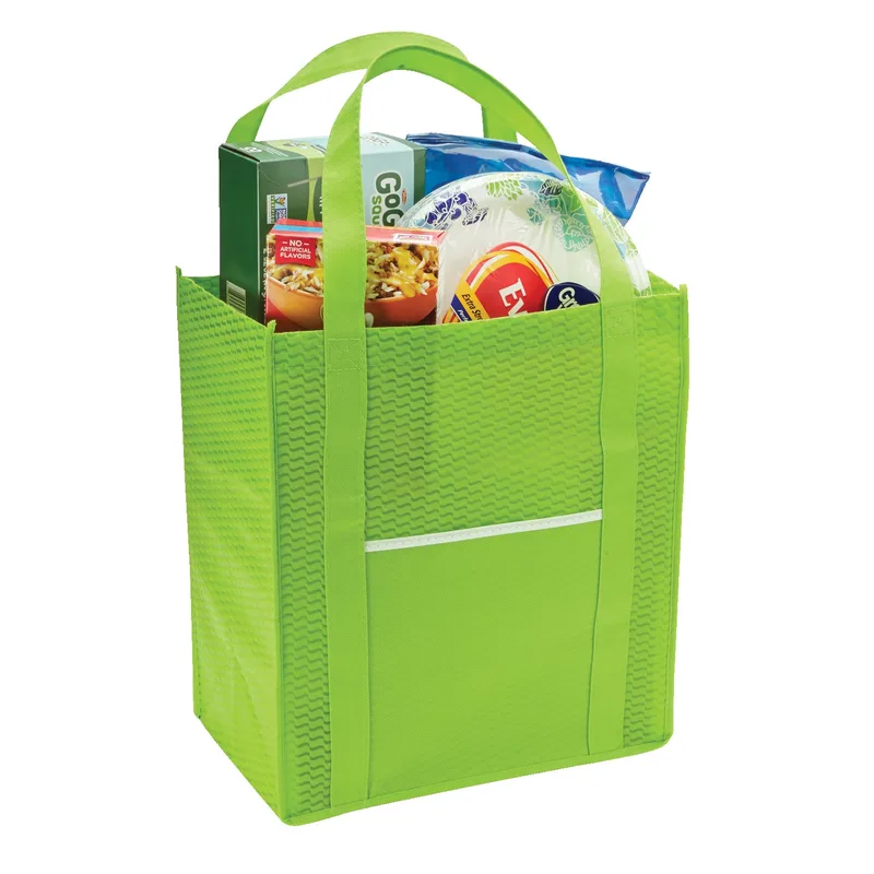 Riptide Non-Woven Grocery Tote Bag view 2