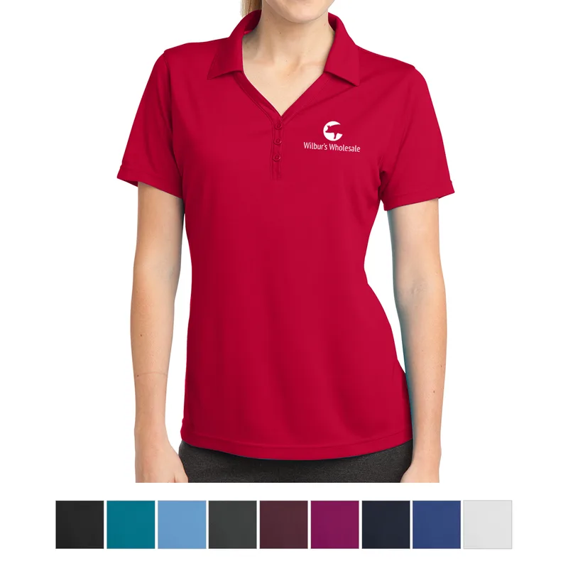 Sport-tek® Ladies' Posicharge® Micro-mesh Polo view 2