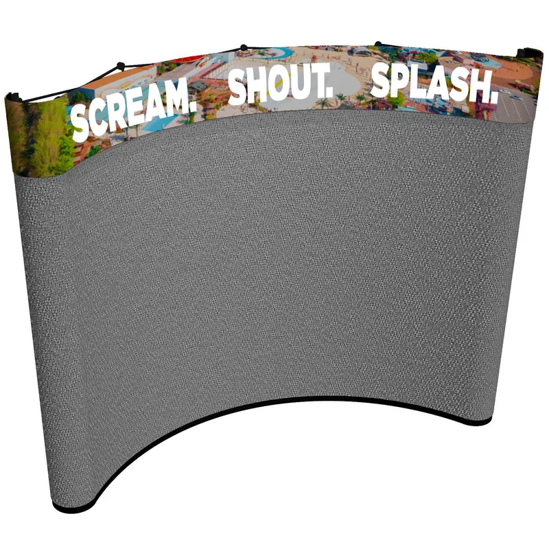 8' Curved Show 'N Rise Header Panel