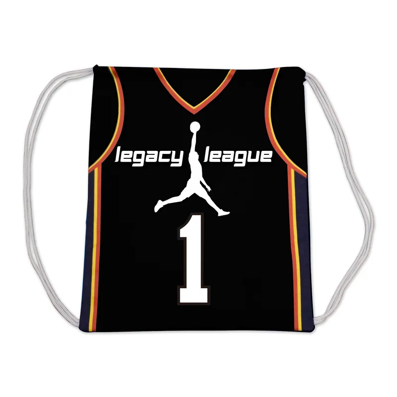 Mesh-Normal Shape Drawstring Backpack view 7