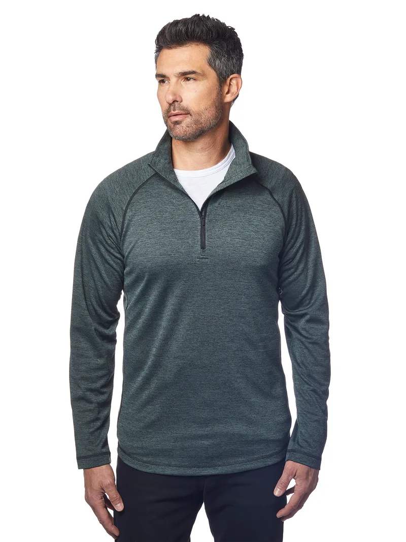 Men's Alpha Heathered 1/4 Zip Pullover