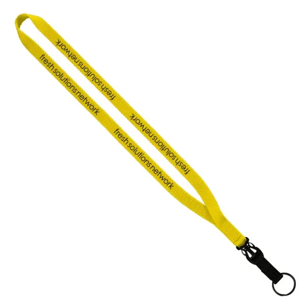 1/2" Smooth Nylon Slide Release Lanyard view 2