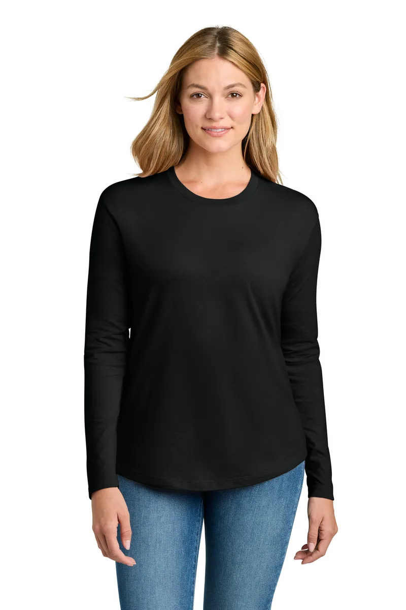 Next Level Apparel® Women's Cotton Relaxed Long Sleeve Tee view 2