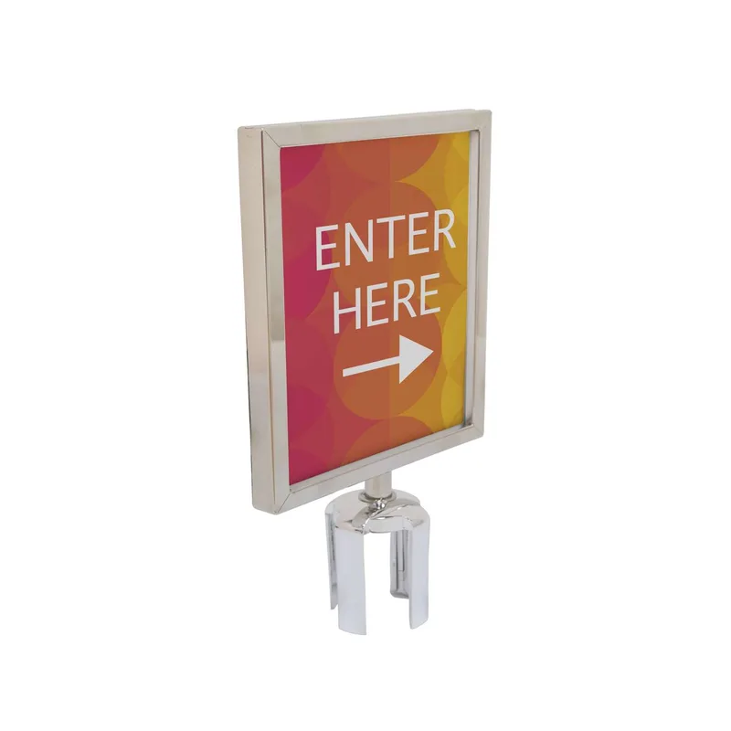 Belt Barrier Sign Holder Kit