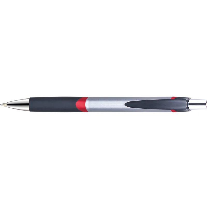 Silver/Black/Red Blank Front View