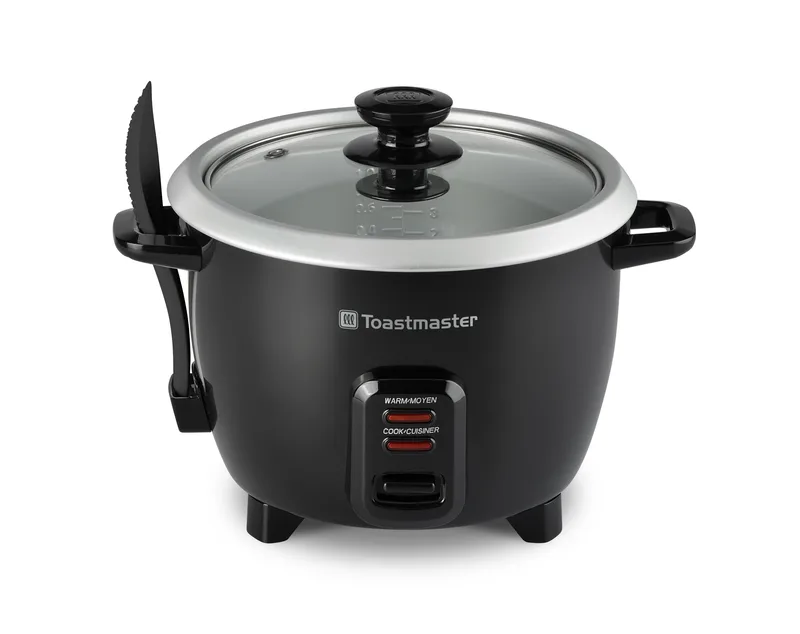 Toastmaster 10 Cup Rice Cooker w/Glass Lid