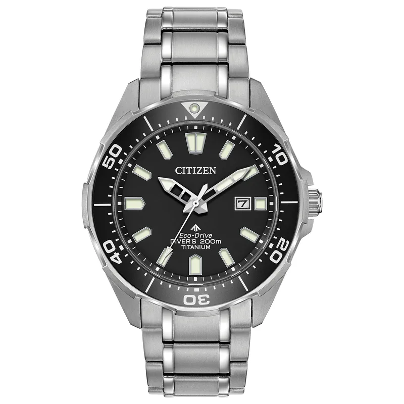 Citizen Watch Men's Promaster Super Titanium Diver Eco-Drive Watch Stainless Steel