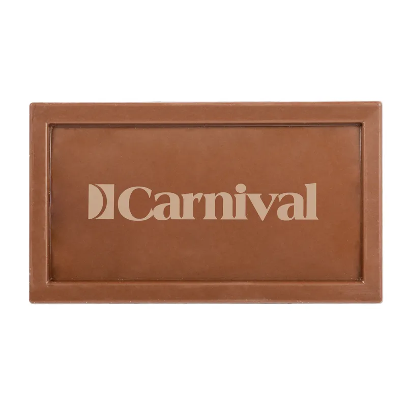 Rectangle Etched Milk Chocolate Bar- Window Box view 2