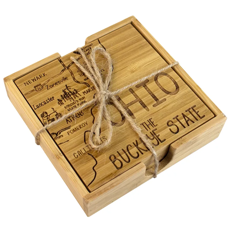 Ohio Puzzle Coaster Set view 5