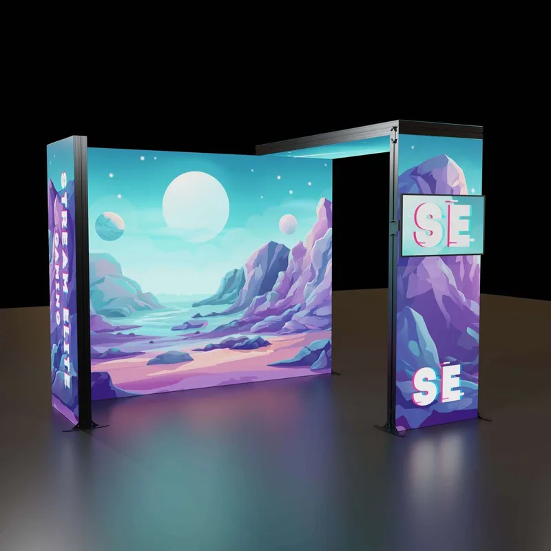 8'H Astra Modular Booth Kit 4