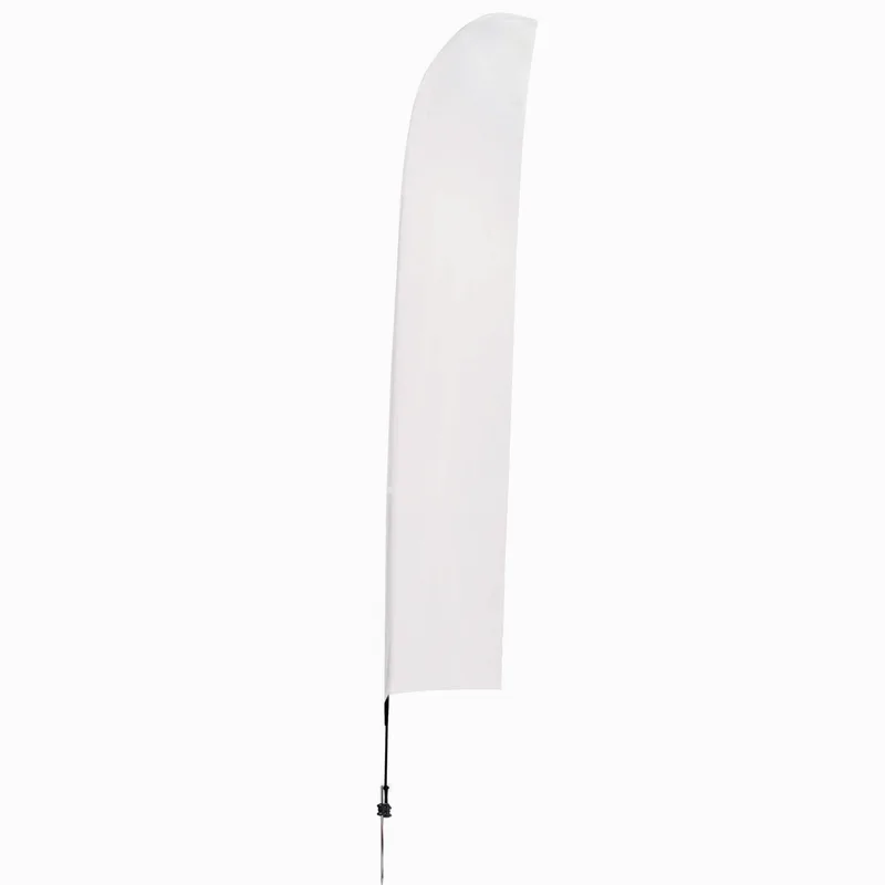17' Streamline Blade Sail Sign Flag, 1-Sided, Ground Spike view 2