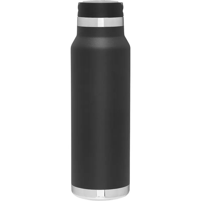 25 oz h2go Voyager Water Bottle (Matte Black) view 2