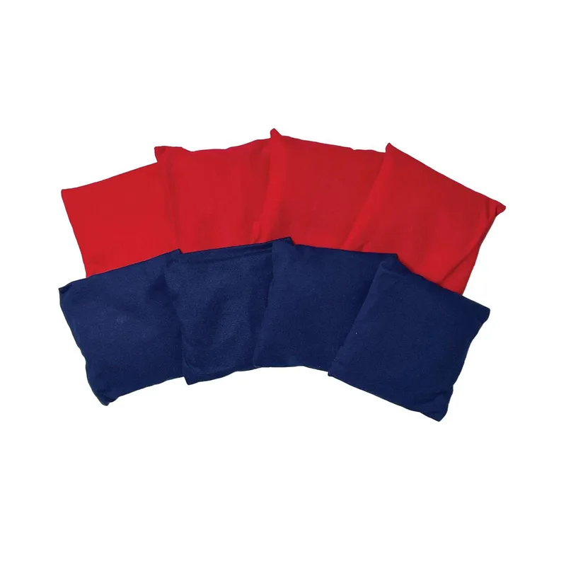 Portable Cornhole, 4 Navy & Red Bean Bags view 2