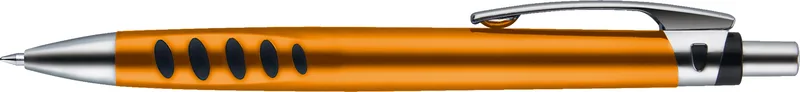 Metallic Orange/Silver/Black Blank Side View