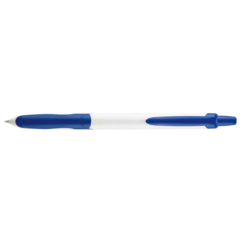 White/Blue Blank Front View