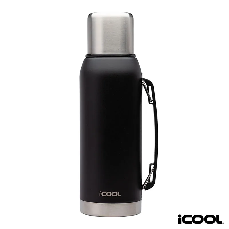 iCOOL Silverton 34 oz. Double Wall, Stainless Steel Water Bottle view 2