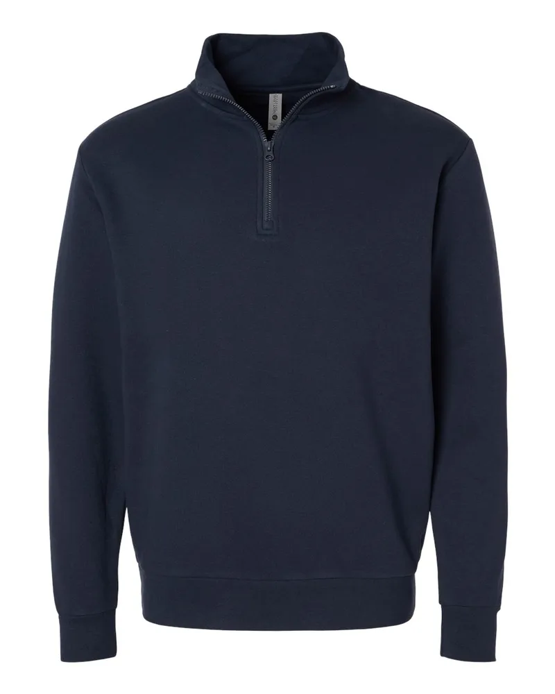 Next Level Apparel® Unisex Fleece Quarter-Zip Pullover Sweatshirt view 3