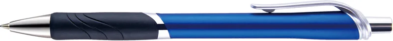 Blue/Black/Silver Chrome Blank Side View