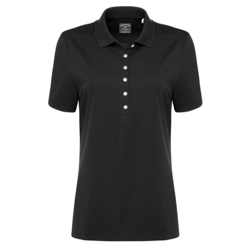 Callaway® Vent Moisture Wicking Women's Ottoman Polo Shirt with Custom Logo view 2