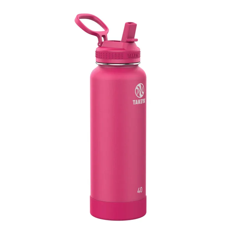 40 oz Takeya® Stainless Steel Insulated Pickle Ball Water Bottle view 4