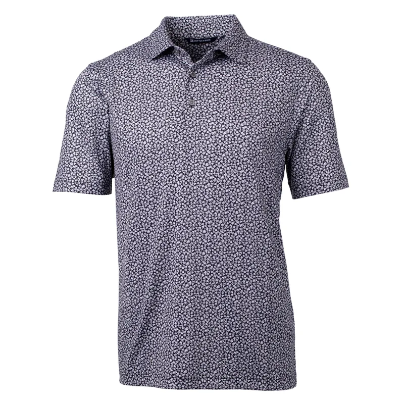 Cutter & Buck Pike Magnolia Print Stretch Men's Polo view 2