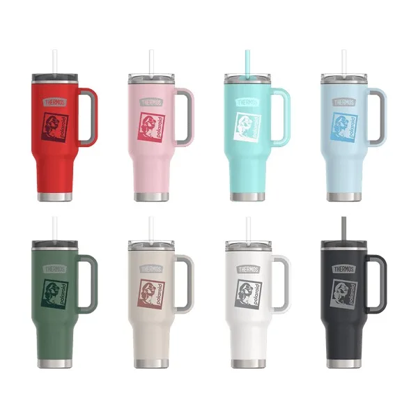 Thermos 40oz Stainless Steel Cup Holder Mug view 2