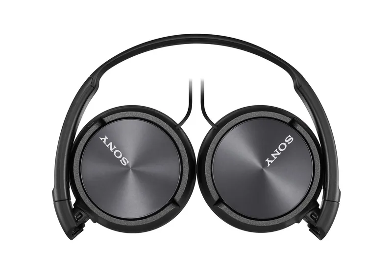 Sony Black ZX Series Folding Headphones w/Mic