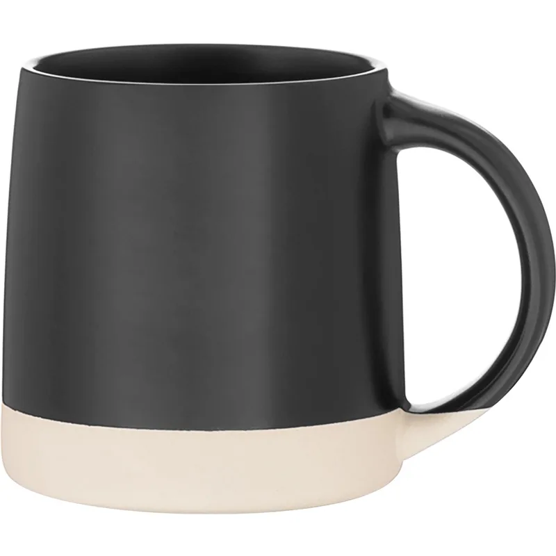 12 oz Magnolia Ceramic Mug (Black) view 2