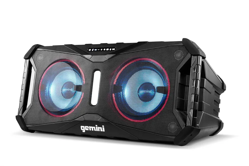 Gemini Dual 8" Weather Resistant Floatable Bt Party Speaker