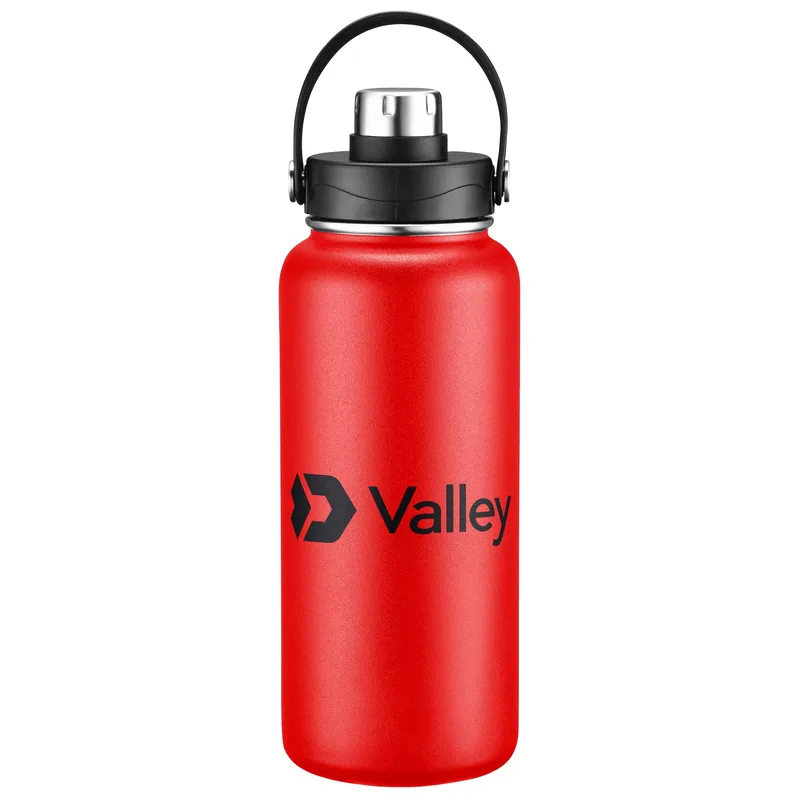 34oz Double-Wall Insulated Stainless Steel Water Bottle with Flip Spout view 5