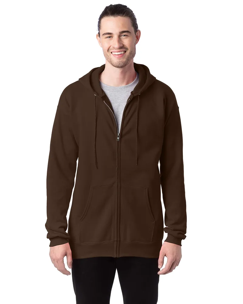 Hanes Printables Adult Ultimate Cotton® Full-Zip Hooded Sweatshirt view 4