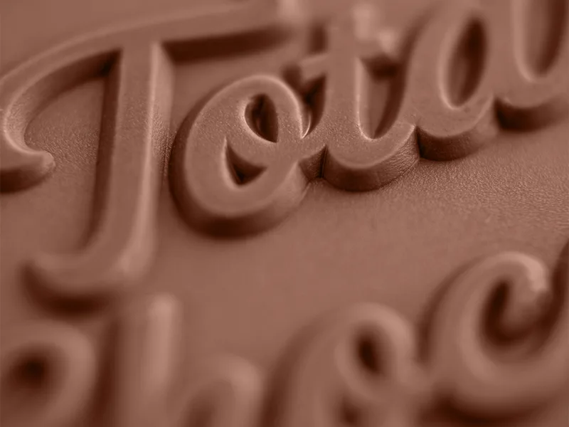 1 Lb. Chocolate Gift Bar - LUXE Packaging view 7