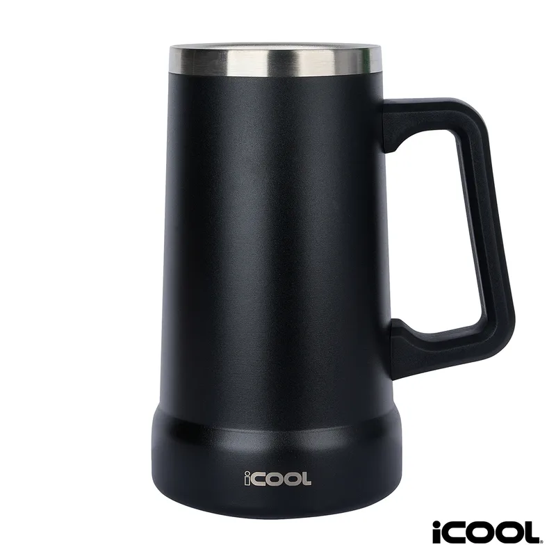 iCOOL Breckenridge 24 oz. Double Wall Stainless Steel Beer Stein view 2