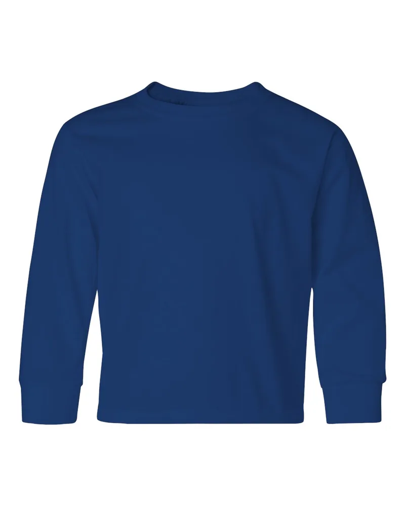 Jerzees® Dri-Power® Youth Long Sleeve 50/50 T-Shirt view 5