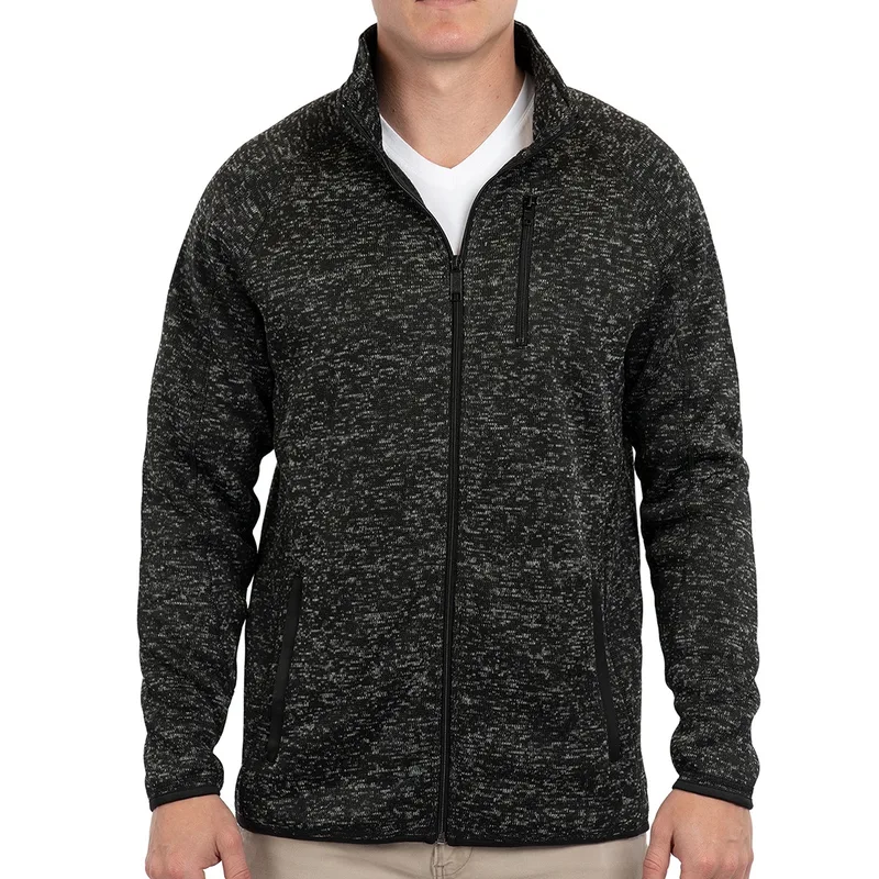 Burnside Men's Sweater Knit Jacket view 3