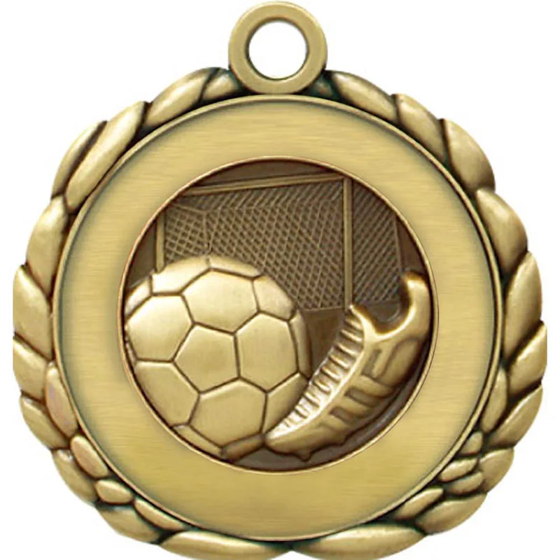 Vibraprint® Soccer Quali-Craft Medallion (2-1/2") view 2